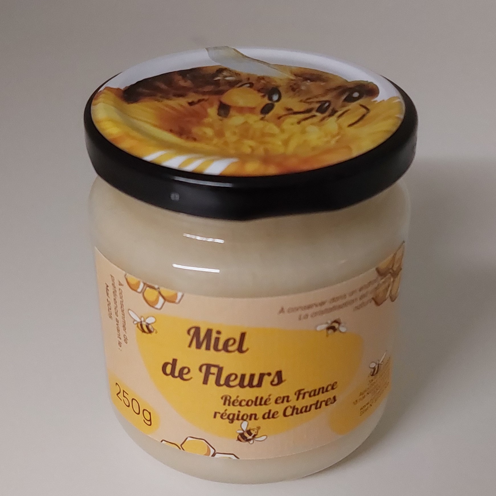 Miel COLZA + Fleurs de printemps - 250g - récolte 06 mai 