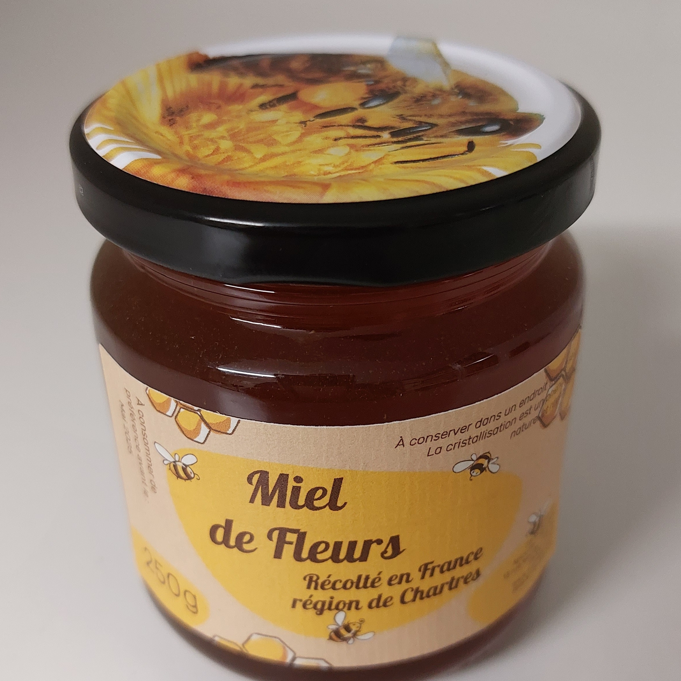 Miel CORIANDRE - 250g -récolte 03 aout  