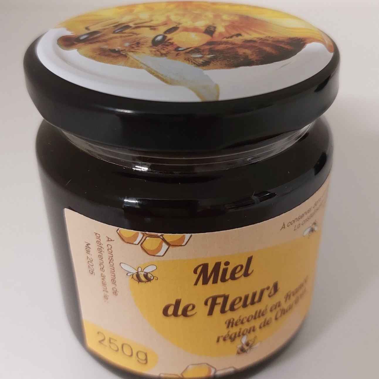 Miel de SARRAZIN CREMEUX - 500g - récolte 02 septembre