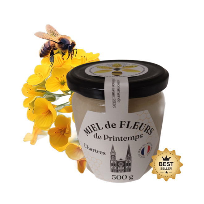Miel de PRINTEMPS CREMEUX - 1kg -r&eacute;colte 07 mai 2026